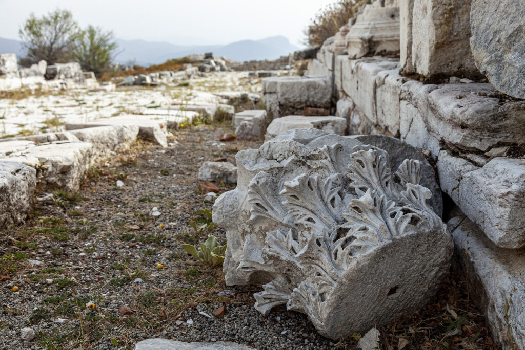 Sagalassos sütunlu cadde Fotoğraf: Özlem Mengilibörü