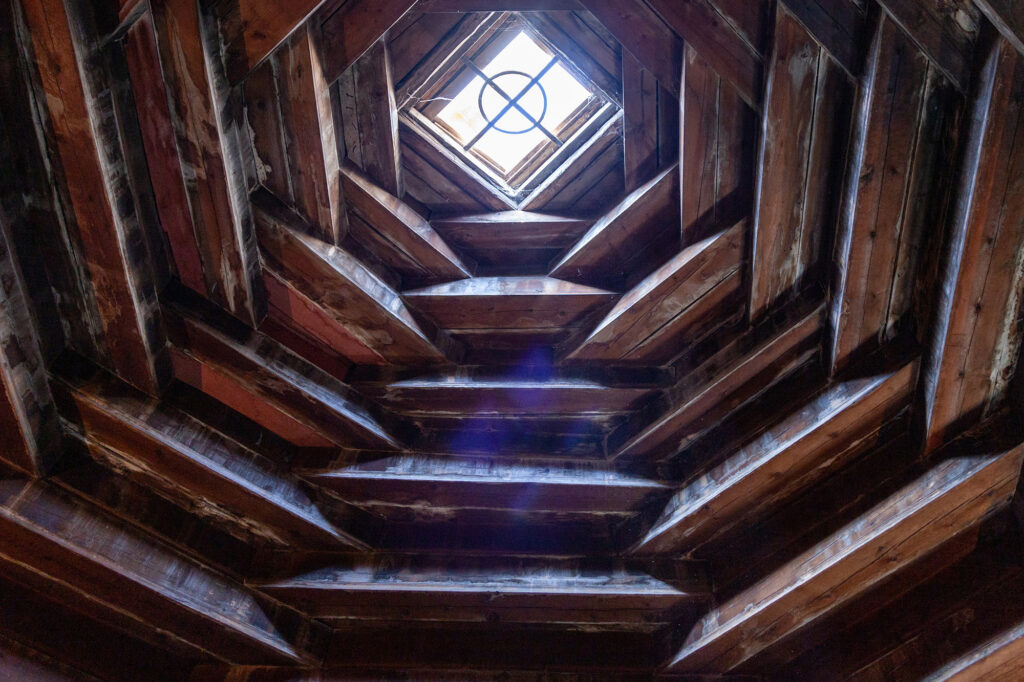 Erzurum Paşabey Konağı’nın mutfağındaki kırlangıç tavan, Fotoğraf: Özlem Mengilibörü